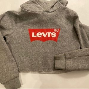 Cropped Levi’s hooded sweatshirt (Youth size XL)